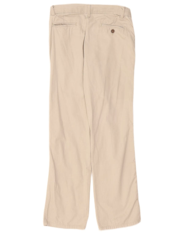 Pantaloni chino regolari Chaps Boys 15-16 anni W28 L28 Cotone beige