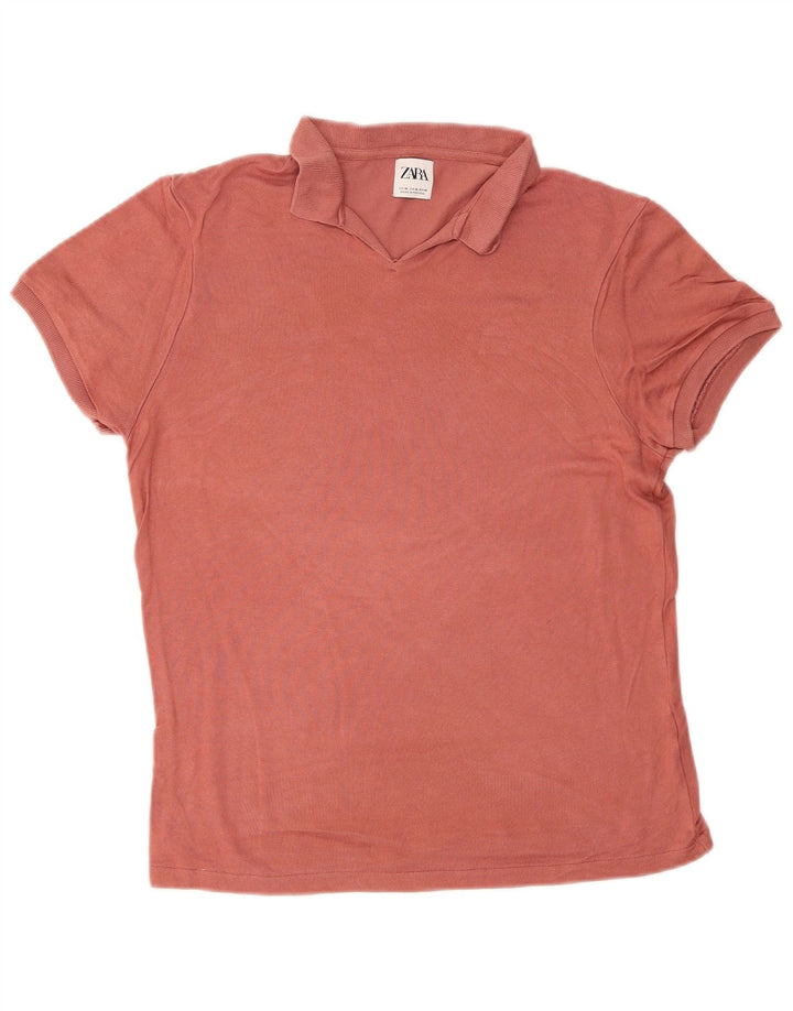 Polo Zara da donna UK 12 rosa medio
