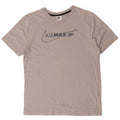 T-shirt grafica Nike Air Max da uomo in cotone grigio medio