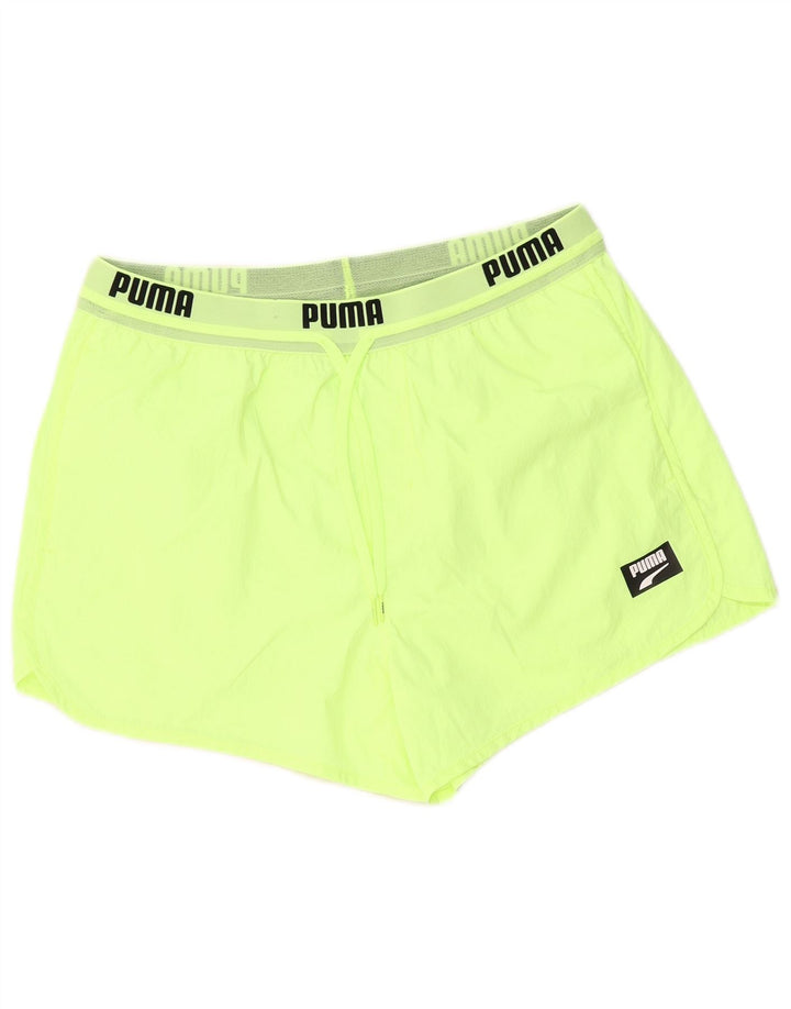 Pantaloncini sportivi grafici da uomo Puma verde medio in poliammide