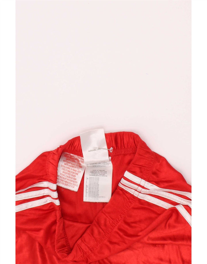 Pantaloncini sportivi Adidas da bambino 18-24 mesi in poliestere rosso