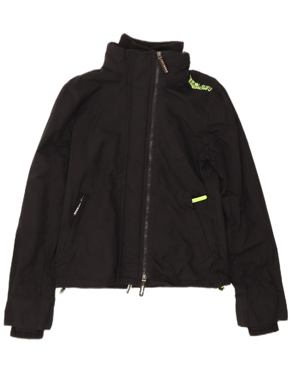 Giacca a vento da donna The Windcheater SUPERDRY UK 12 media nera