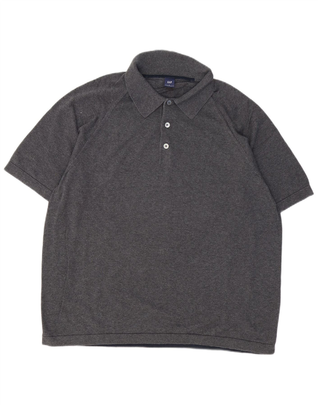 Polo GAP da uomo grande in cotone grigio
