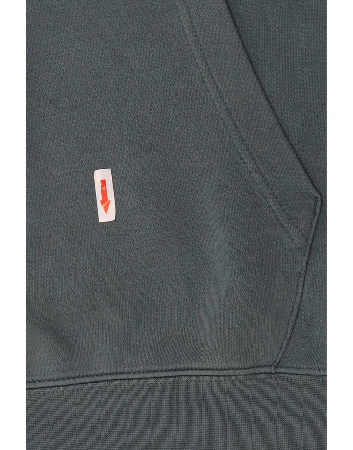 Felpa con cappuccio da uomo Nike Small in cotone blu