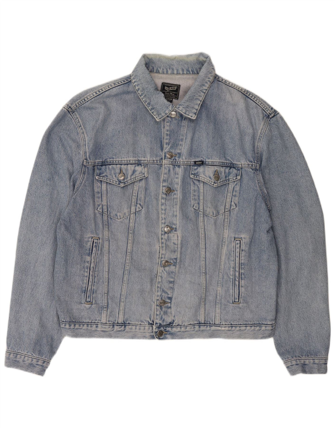 Giacca in denim da uomo Gas 2XL cotone blu