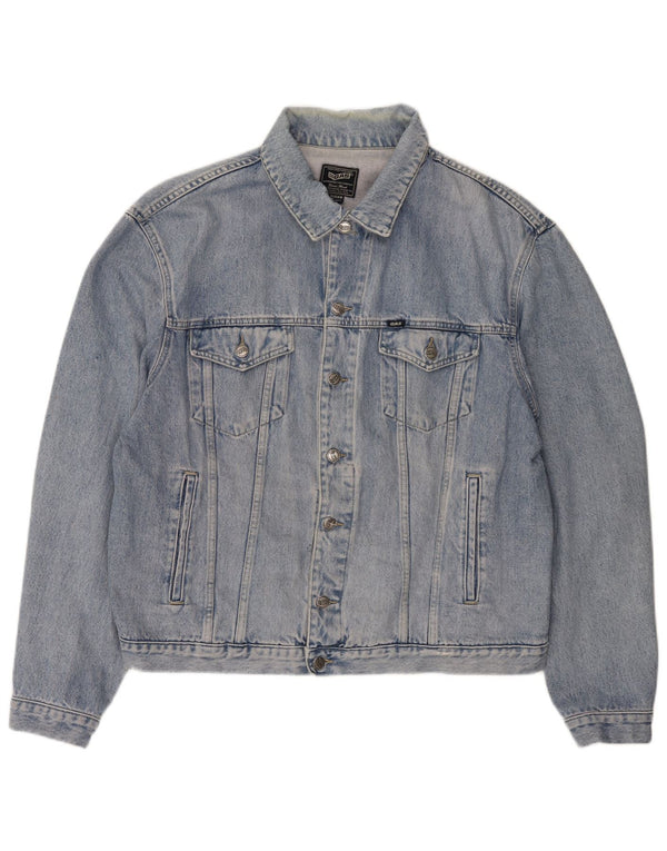 Giacca in denim da uomo Gas 2XL cotone blu