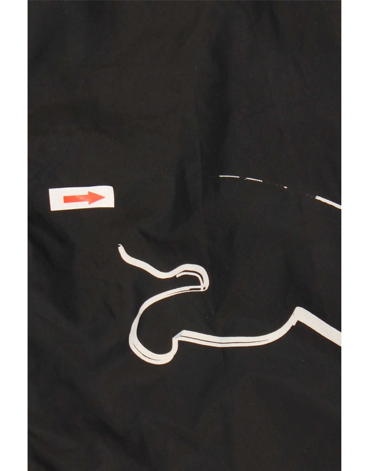 Pantaloni da tuta grafica da uomo Puma Medium neri in poliammide