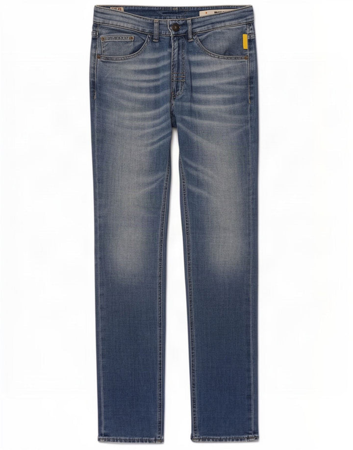Jeans slim fit regular da uomo Meltin' Pot W33 L31 in cotone blu