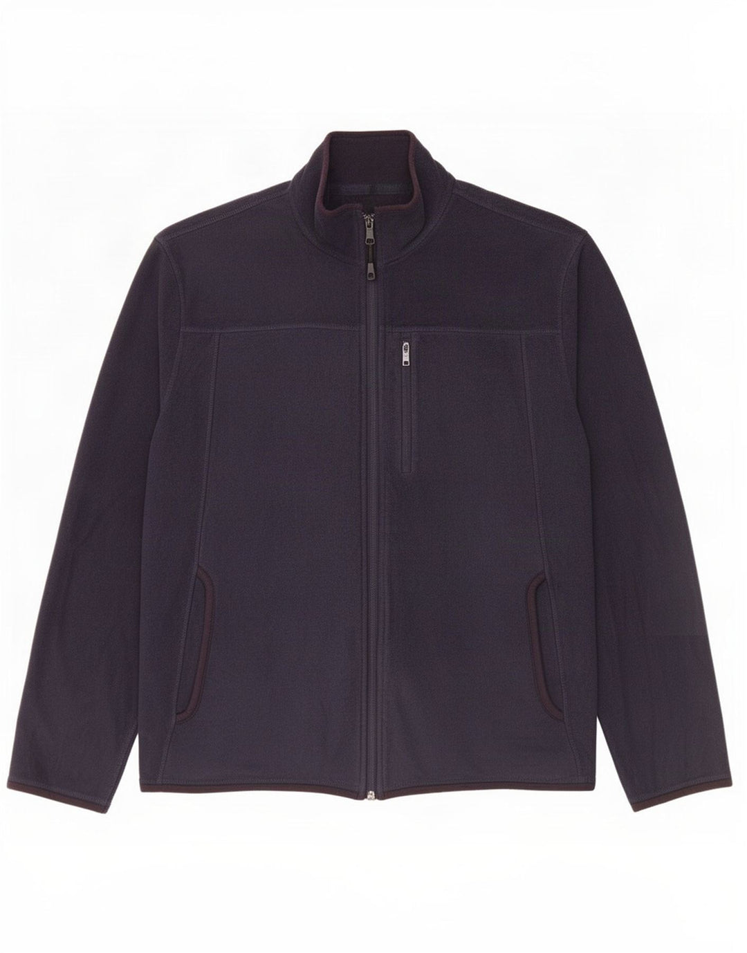 Giacca in pile Marks & Spencer da uomo vestibilità regolare UK 38 medio blu navy