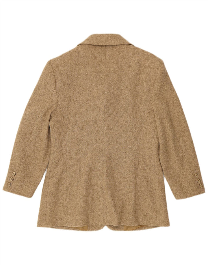 Giacca blazer da donna a 4 bottoni Henry Cottons IT 46 Large Beige Lana