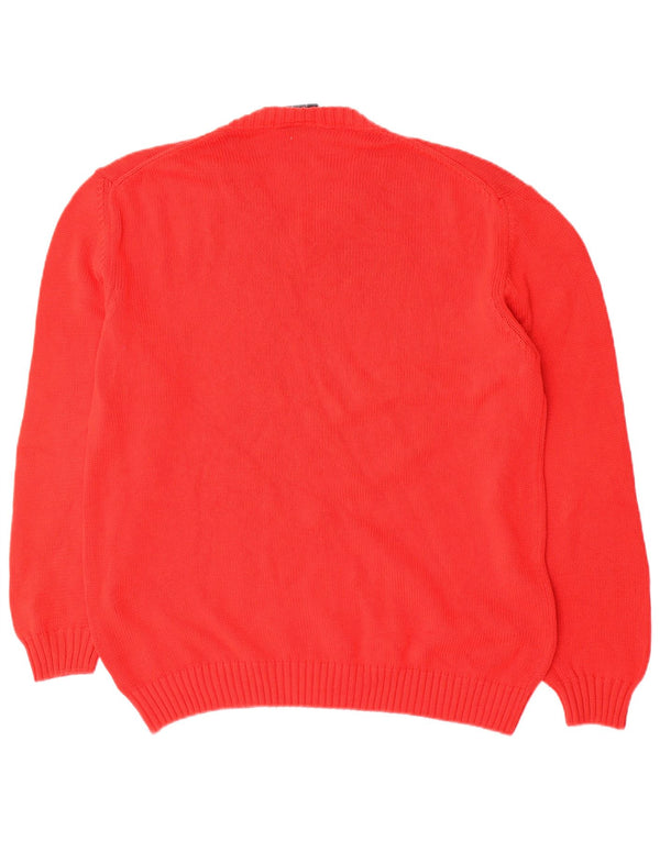 AUSTRALIAN L'ALPINA Maglione da uomo con scollo a V IT 52 Large Rosso