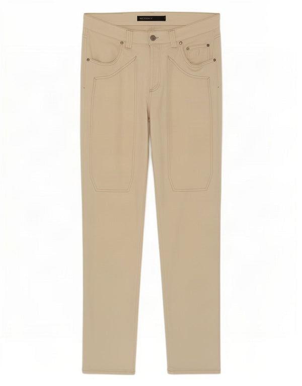 Jeans dritti da uomo Jeckerson W38 L35 cotone beige