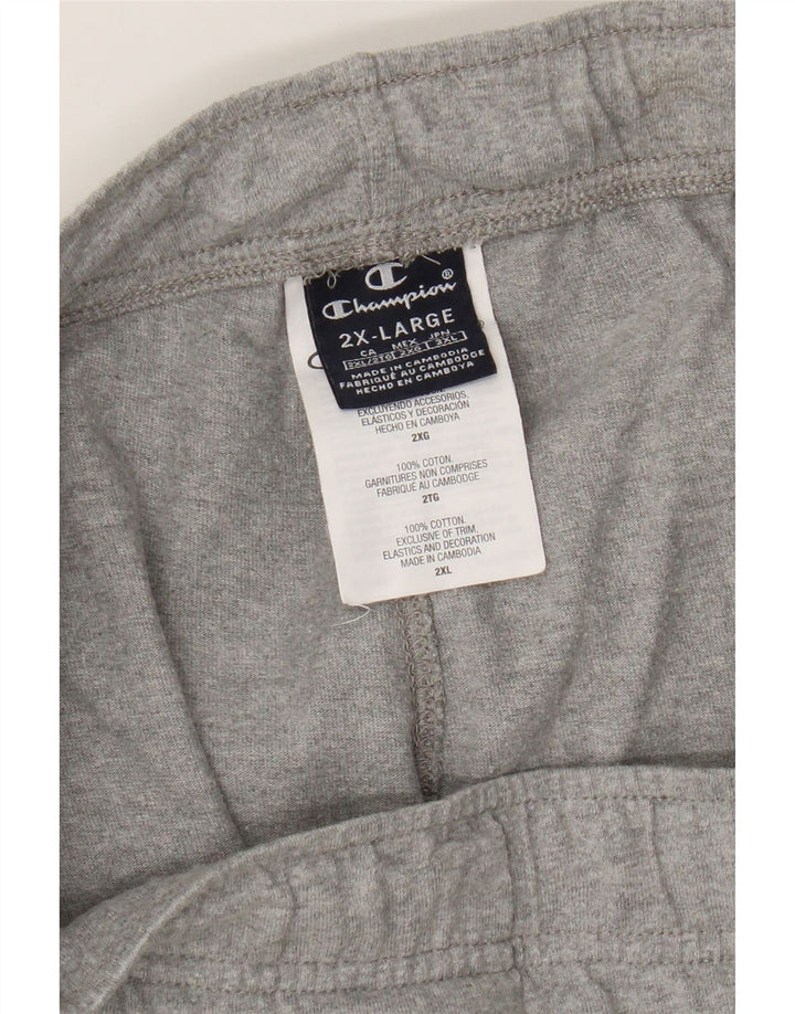 Pantaloni da tuta da uomo Champion 2XL Cotone chiazzato grigio