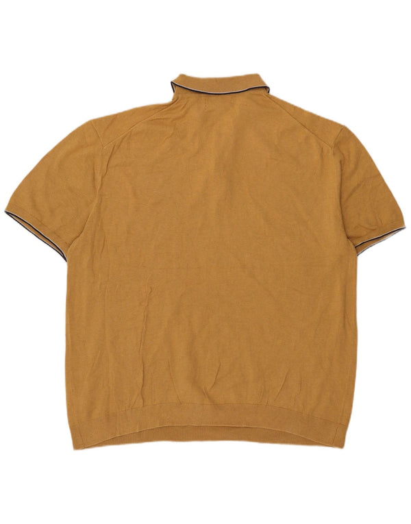 Polo da uomo Marks & Spencer 2XL cotone giallo