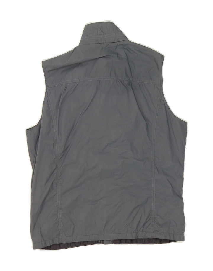 REFRIGUE Womens Utility Jacket UK 14 Medium Grey Polyester Vintage Refrigue and Second-Hand Refrigue from Messina Hembry 