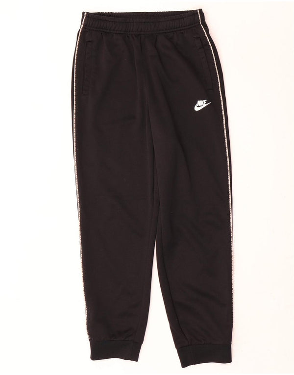 Pantaloni da tuta con grafica Nike da ragazzo, pantaloni da jogging, 13-14 anni, XL, poliestere nero