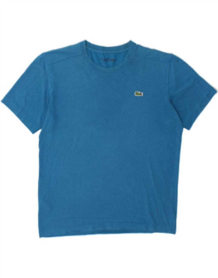 LACOSTE Mens T-Shirt Top Size 3 Small Blue Polyester Vintage Lacoste and Second-Hand Lacoste from Messina Hembry 