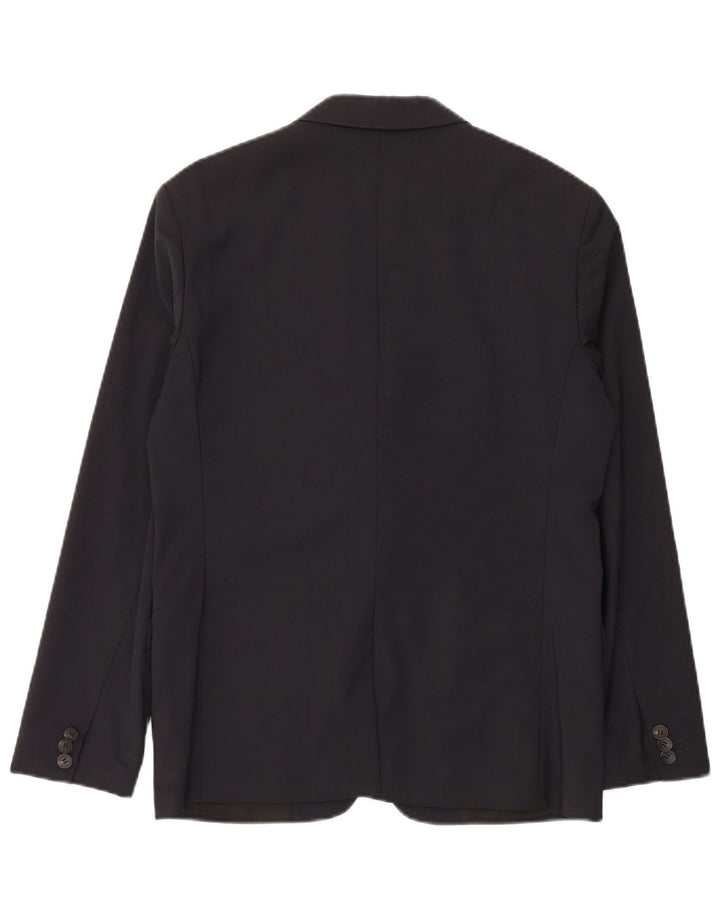 Abito da uomo Calvin Klein a 2 bottoni in 2 pezzi IT 50 Large W34 L33 Lana nera