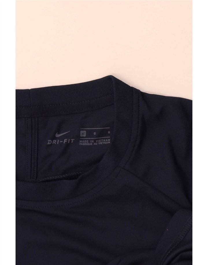 T-shirt Nike Dri Fit da uomo, taglia grande, color block blu navy
