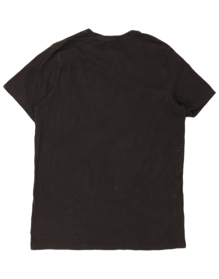 T-shirt da uomo Tommy Hilfiger Top in cotone nero medio