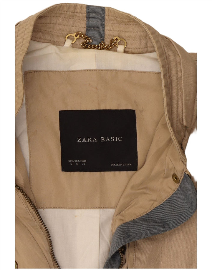 Giacca Utility Zara Donna UK 10 Small Beige