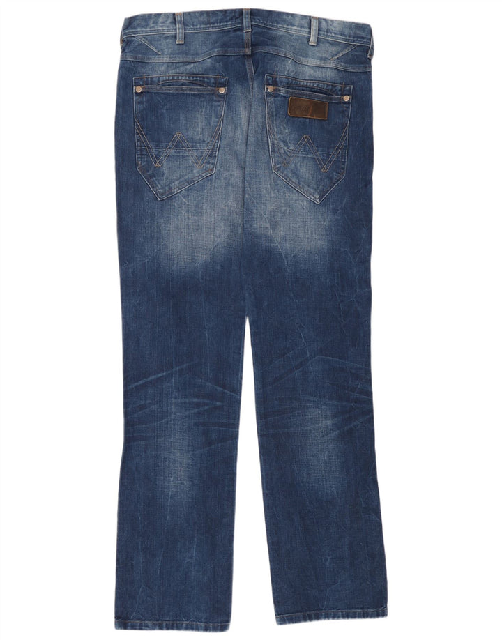 Jeans dritti Crank da uomo Wrangler W36 L34 cotone blu