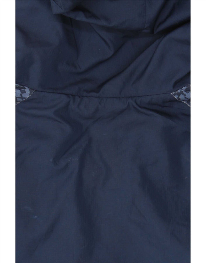 Giacca da ginnastica con cappuccio Adidas da ragazzo 13-14 anni in poliestere blu navy