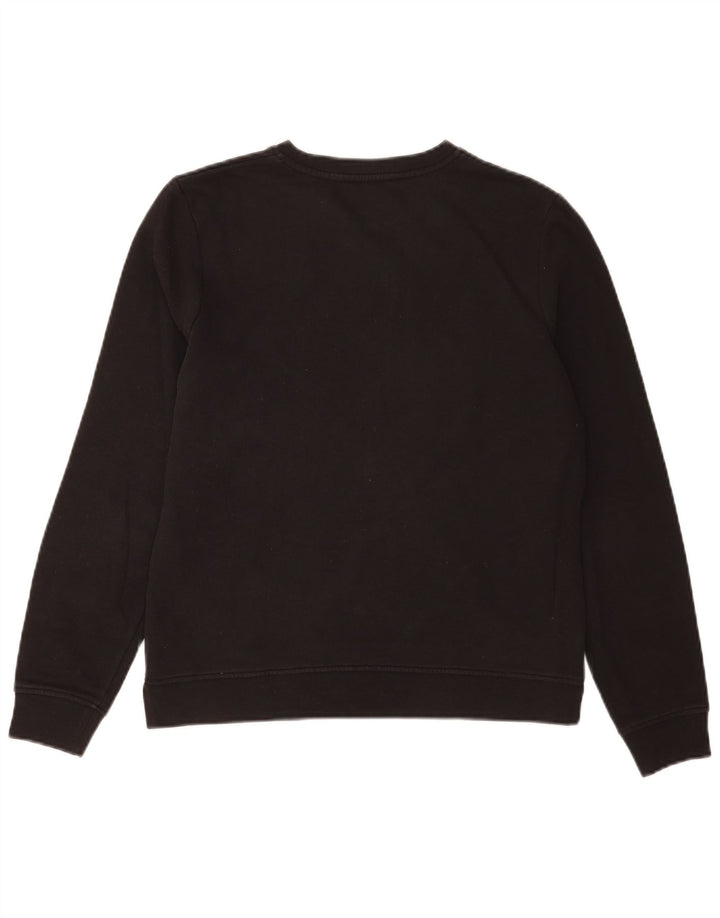Tommy Hilfiger Uomo Felpa Maglione Piccolo Cotone Nero