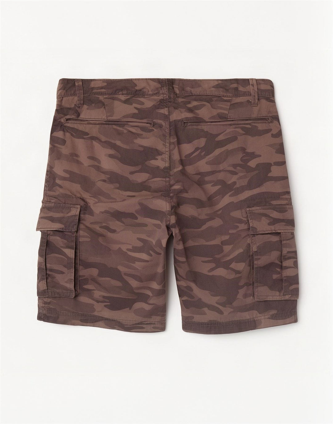 In Extenso Pantaloncini cargo regolari da uomo W36 Large in cotone mimetico grigio