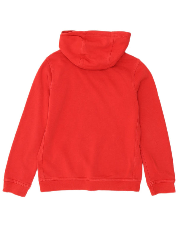 Felpa con cappuccio da ragazzo Nike 10-11 anni cotone rosso medio