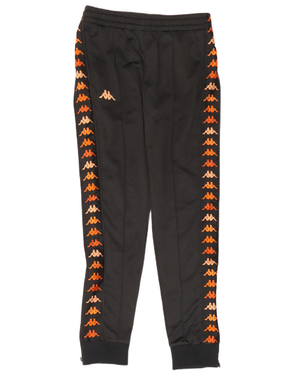 Pantaloni da tuta con grafica Kappa da donna Joggers UK 10 Small Nero
