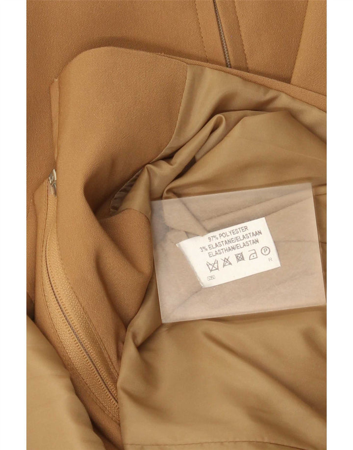 Giacca blazer da donna Classics moderni UK 16 Large Beige Poliestere
