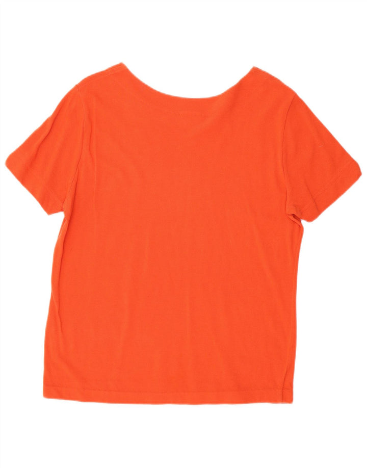 T-shirt da donna LACOSTE taglia 48 XL arancione
