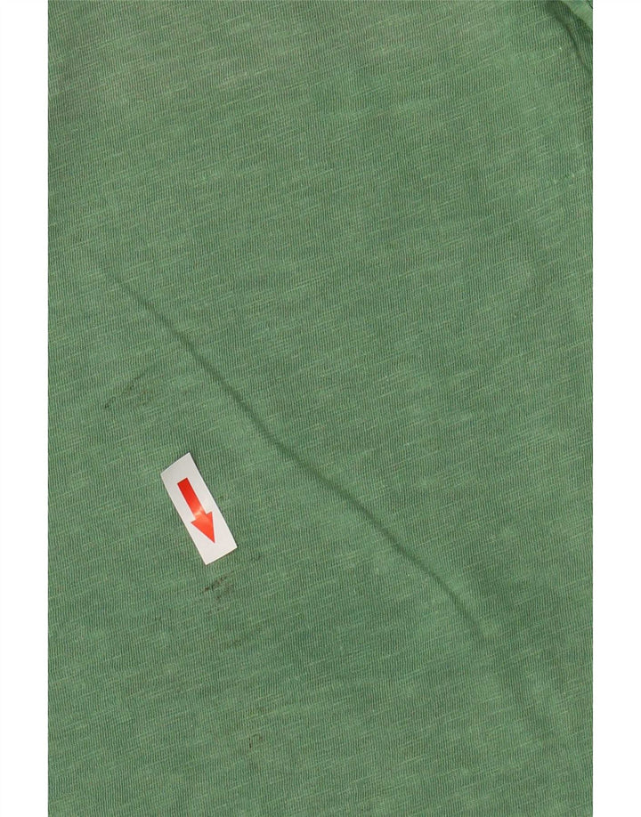 T-shirt da uomo Levi's Top in cotone screziato verde medio