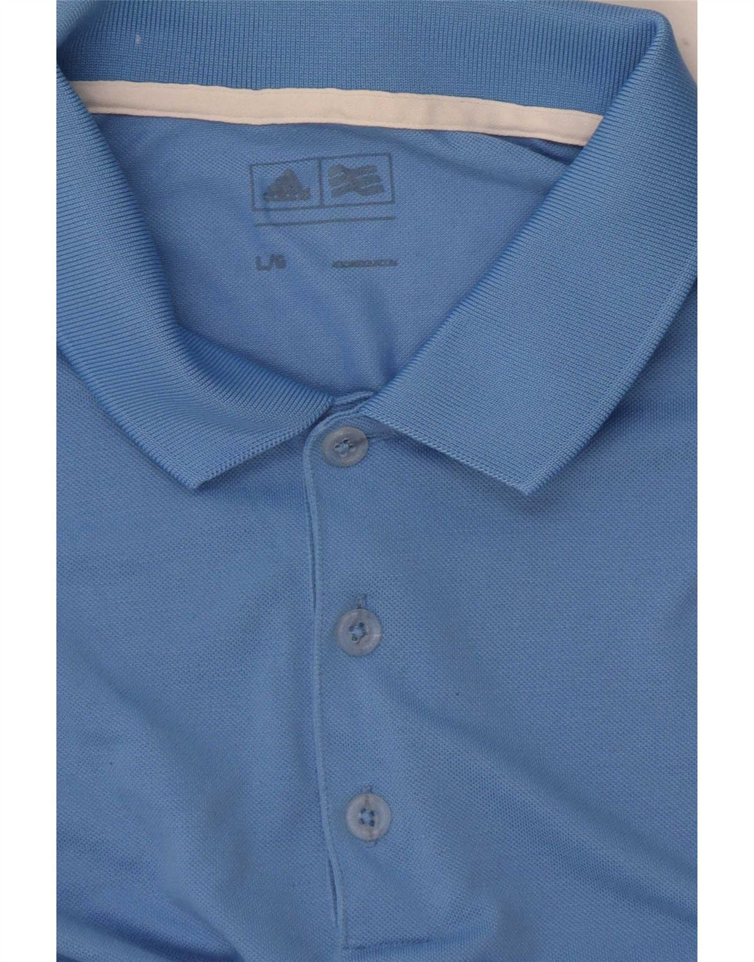 Polo Adidas da uomo grande blu