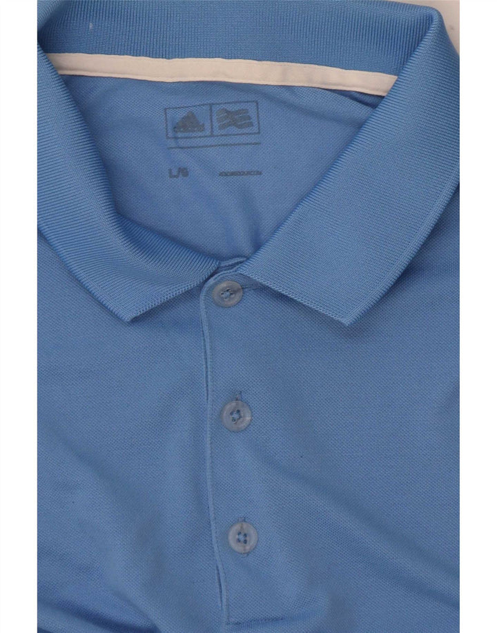 Polo Adidas da uomo grande blu