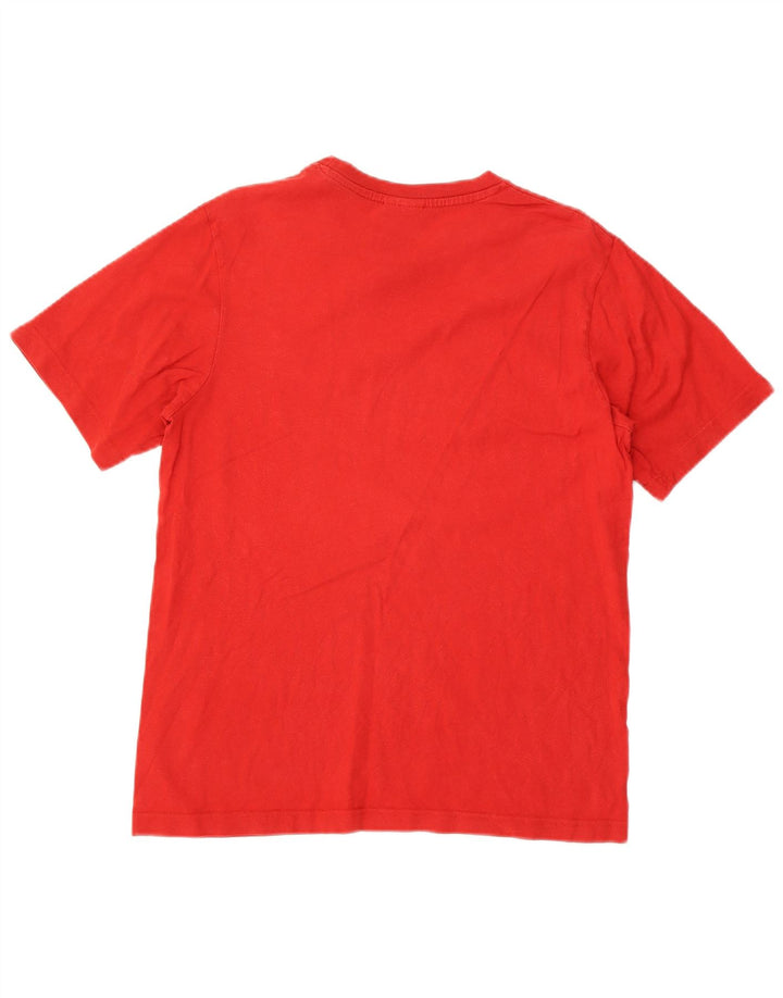 T-shirt grafica da uomo Nike Top in cotone rosso medio