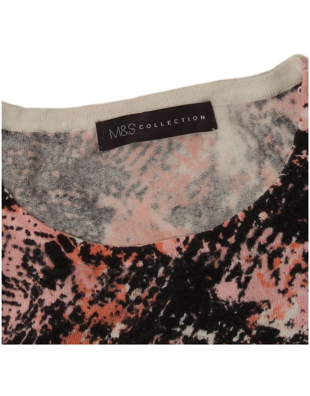 Maglione girocollo da donna Marks & Spencer con motivo astratto UK 16 grande