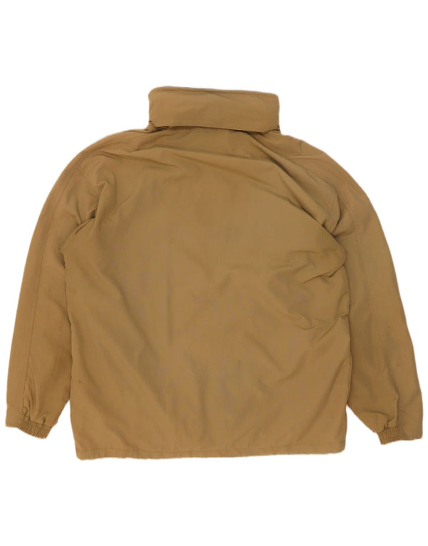 Giacca antipioggia con cappuccio da uomo Diadora UK 42 XL Khaki Poliammide