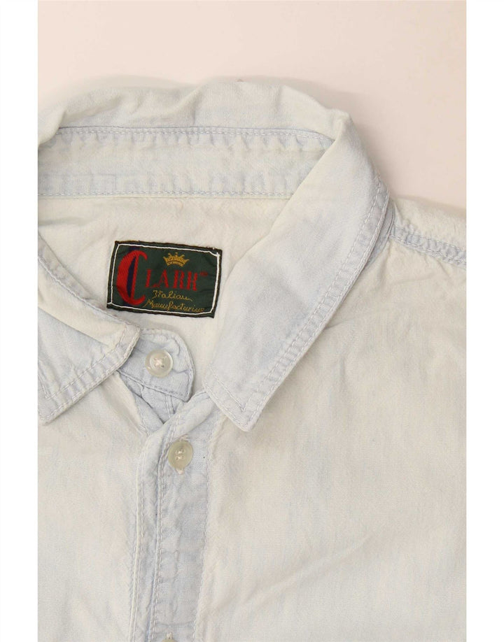 Camicia CLARK da uomo grande blu