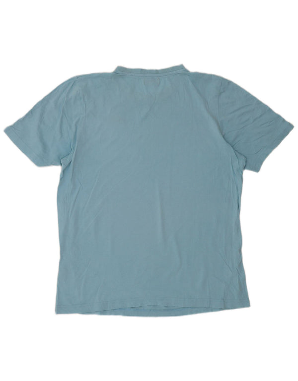 T-shirt uomo Kappa Top Large Blu in cotone