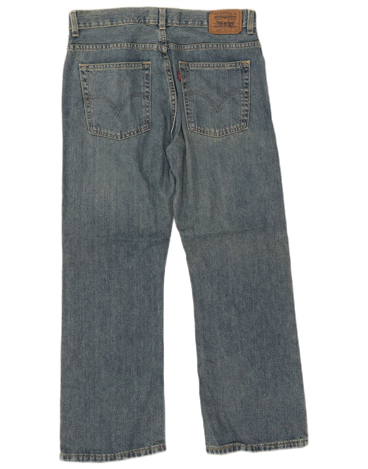 Jeans LEVI'S Husky Bootcut da ragazzo 11-12 anni W32 L27 Cotone blu