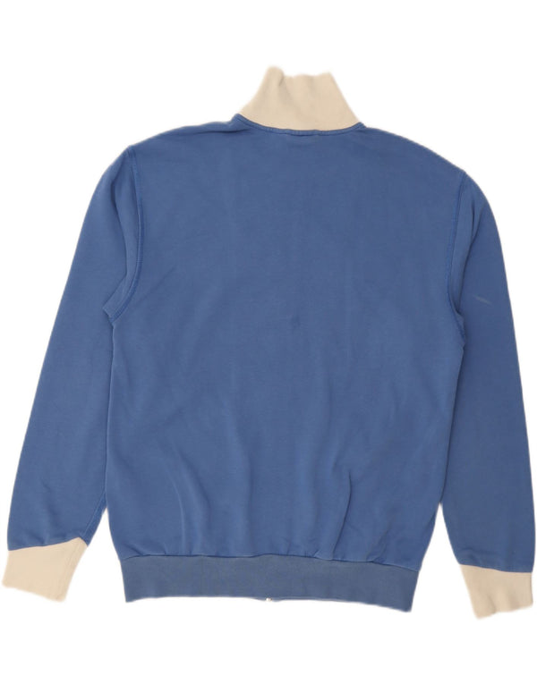 Giacca da ginnastica grafica da uomo Puma Small Blue Colourblock in cotone