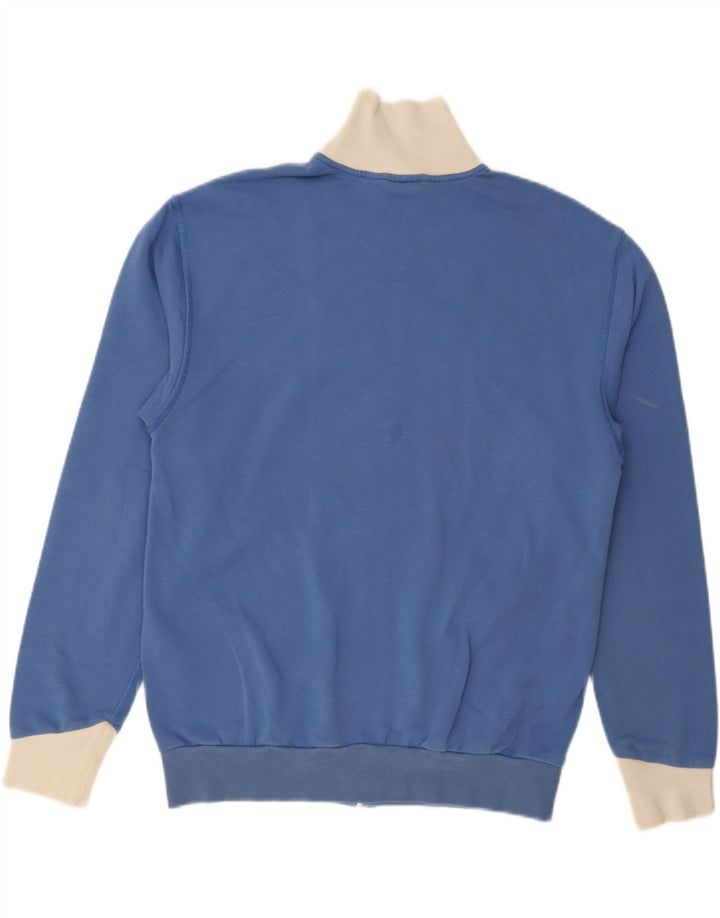 Giacca da ginnastica grafica da uomo Puma Small Blue Colourblock in cotone