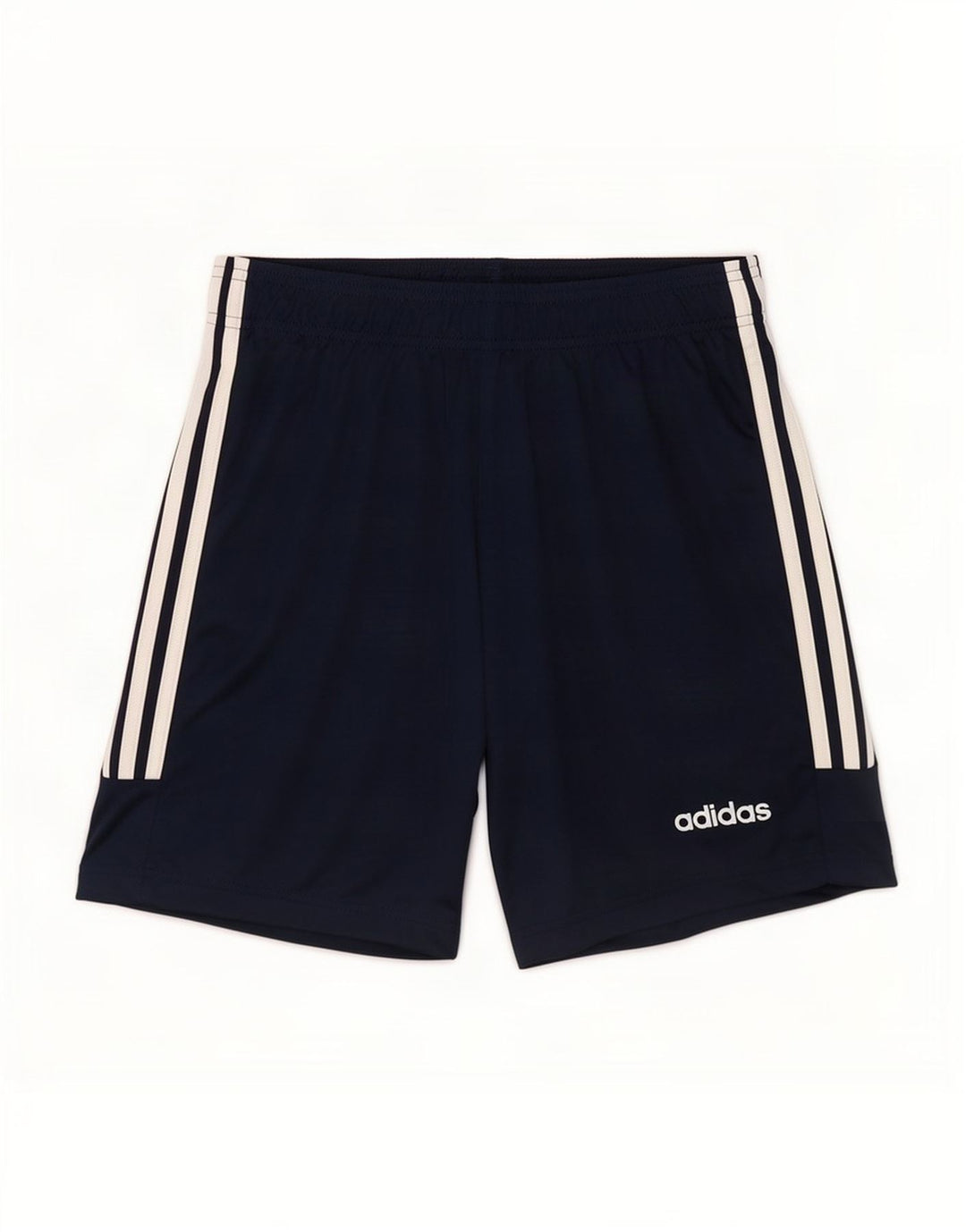 Pantaloncini sportivi Adidas Climalite da uomo piccoli in poliestere blu navy