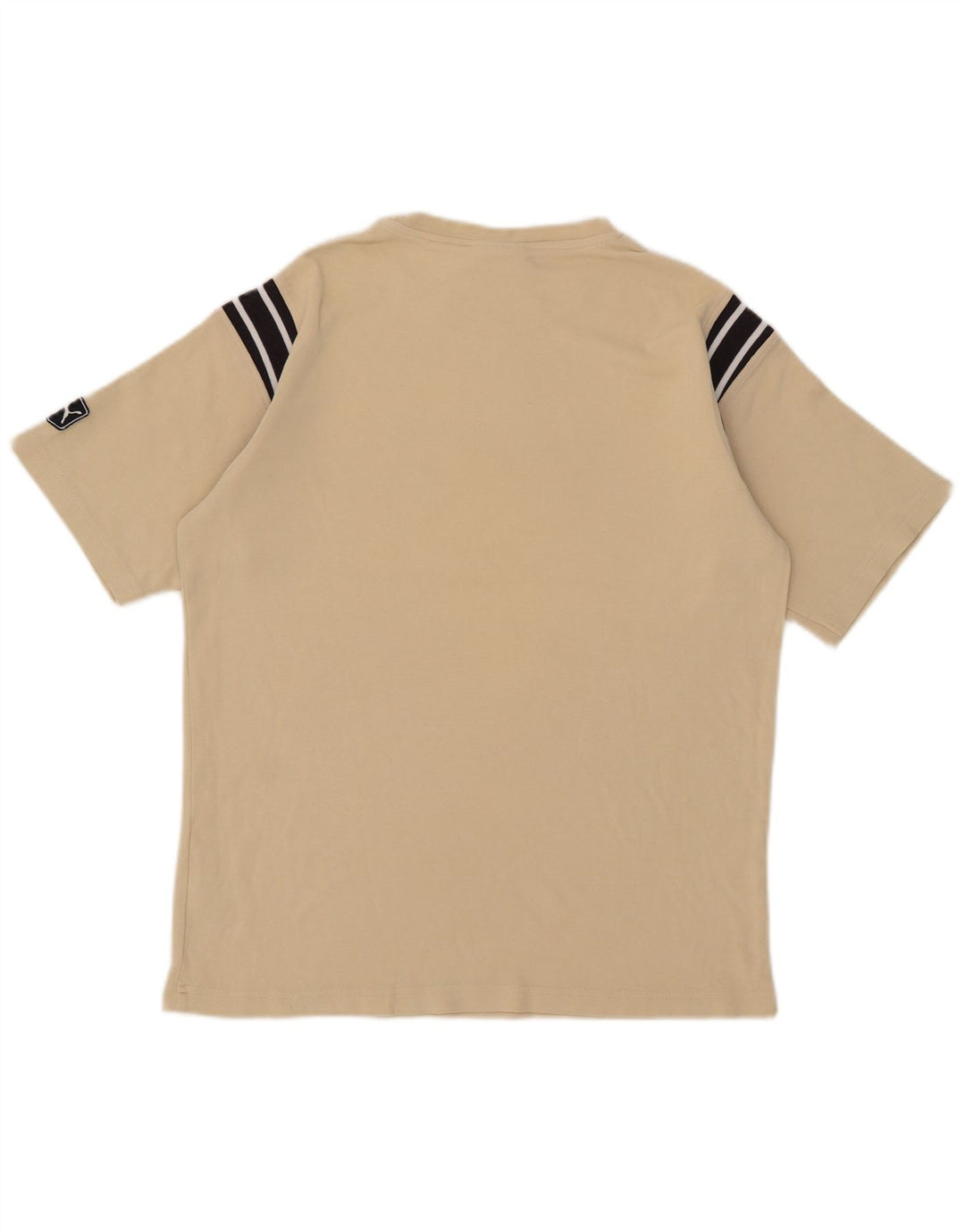 T-shirt grafica da uomo Puma in cotone beige medio