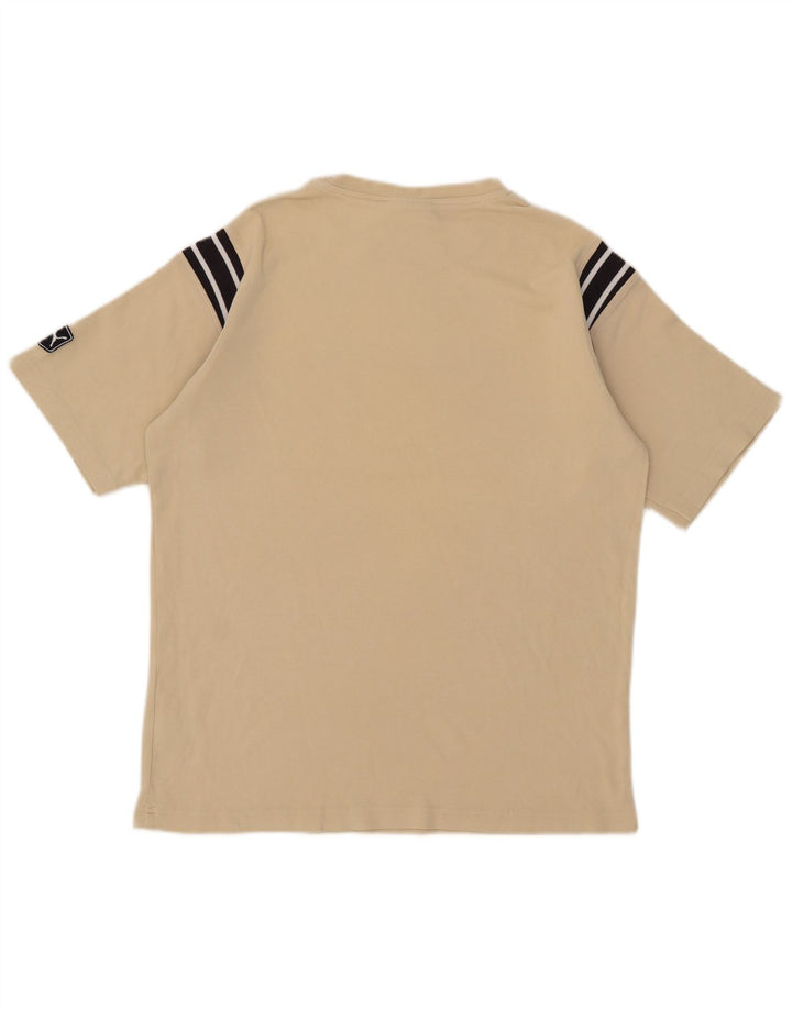 T-shirt grafica da uomo Puma in cotone beige medio
