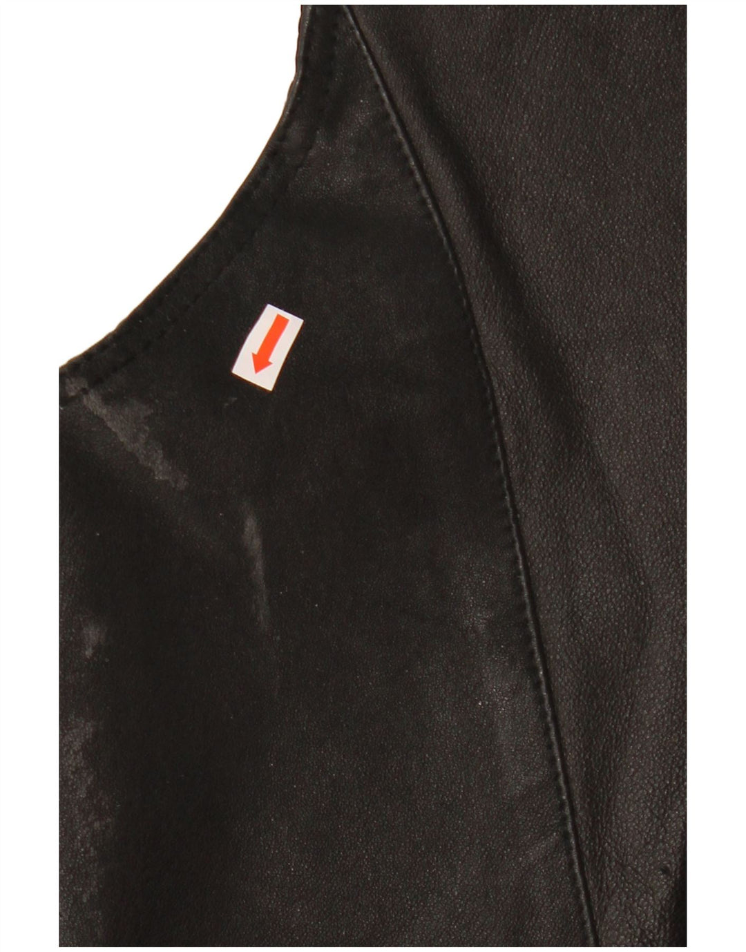 Gilet in pelle da uomo John F Gee in pelle nera media