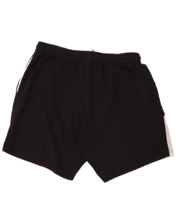 Pantaloncini sportivi Reebok da uomo con grafica XL, poliestere color block nero