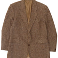 Giacca blazer vintage da uomo a 2 bottoni UK 38 Beige medio screziato